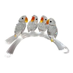 Swarovski Crystal Baby Lovebirds